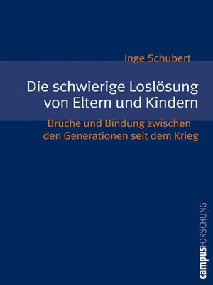 cover image of Die schwierige Loslösung von Eltern und Kindern